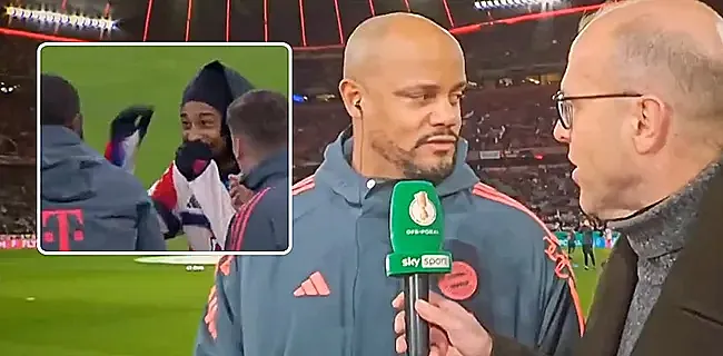 Une image savoureuse : une star du Bayern fait peur à Kompany